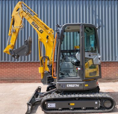 SDLG ER627H 3 ton mini excavator drivers side view