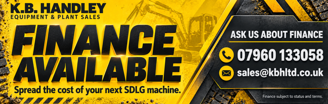 Finance available on all machines and excavators Excavator and equipment finance and sale