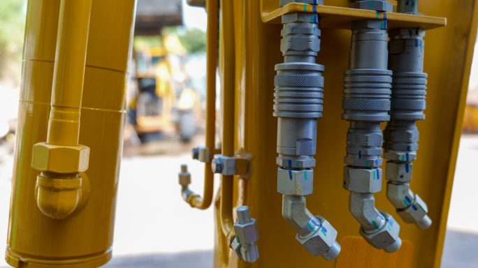 SDLG ER655H Zero Tail Swing Mini Excavator breaker auxiliary lines