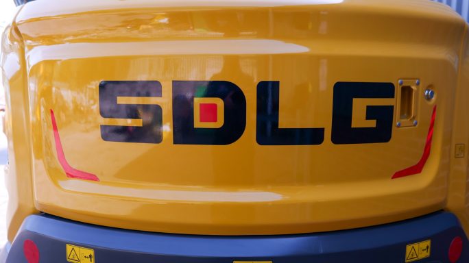 SDLG ER655H Zero Tail Swing Mini Excavator Rear View