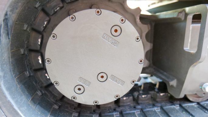 SDLG ER655H Zero Tail Swing Mini Excavator track motor